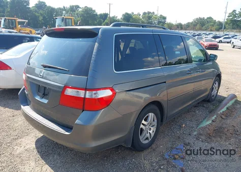 2007 Honda Odyssey Ex from USA, damaged, VIN 5FNRL38417B431045